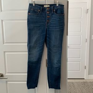Madewell 10” High Rise Skinny Crop Jeans